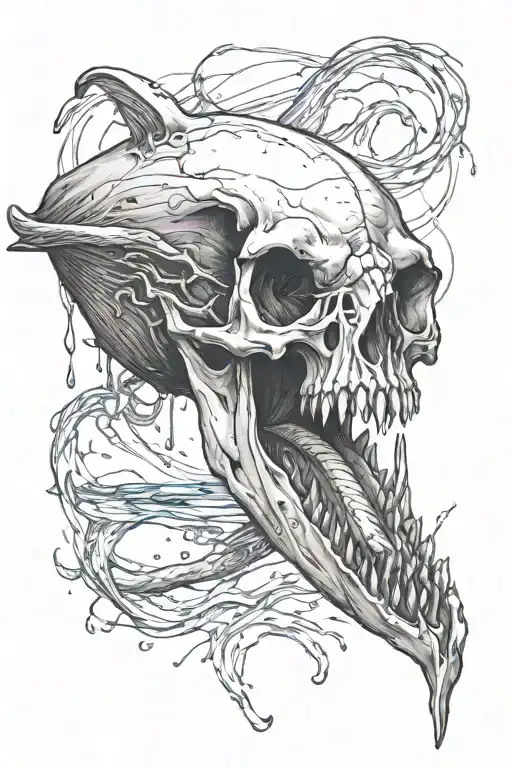 Whale Skull With Water