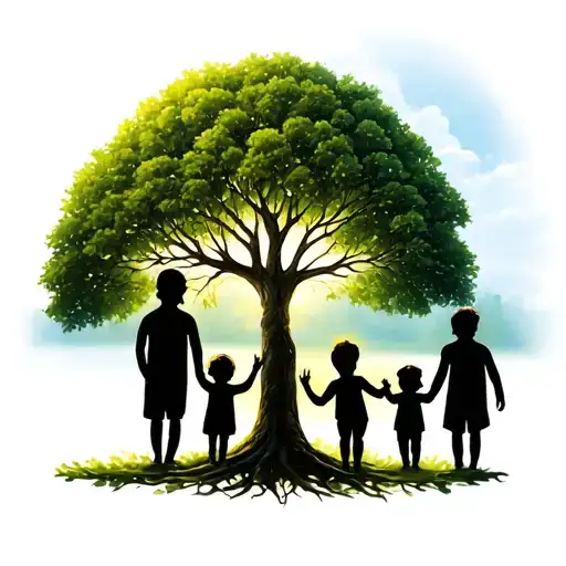 Family Tree Symbolizing Children