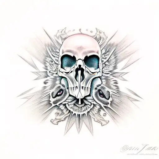 Raven Skull Moth Rip Taryn