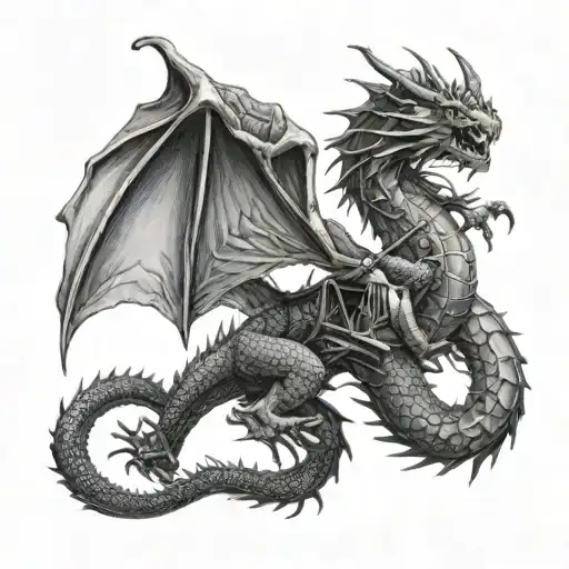 Compas And Dragon Emerging