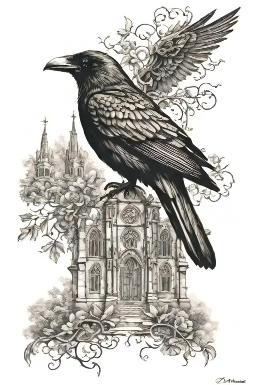 Crow Cathedral Background