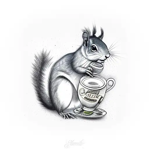 Squirrel Coffee Book Beads