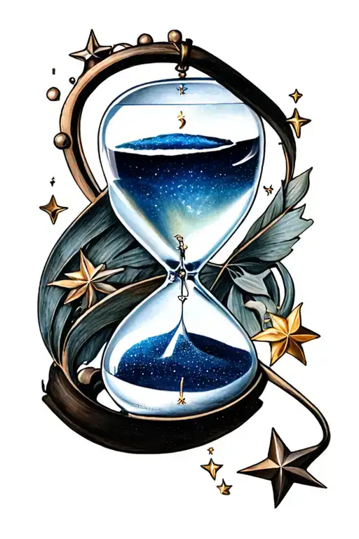 Star And Hour Glass