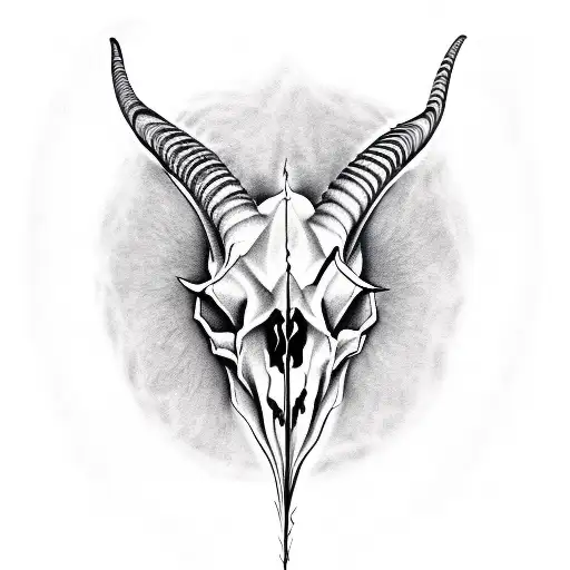 Satanic Goat Skull