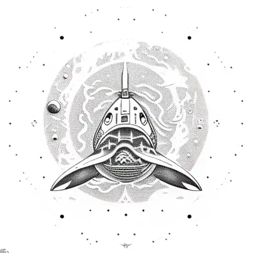 Ocean Space Shipwreck Spaceman