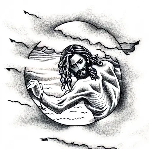 Jesus Saves Man From Ocean Storm