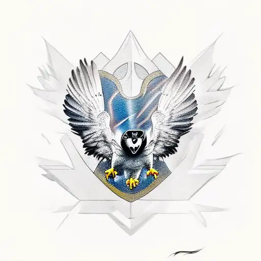 An Eagle And A Black Panther Locked In Combat