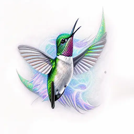 Hummingbird Made Of Fire