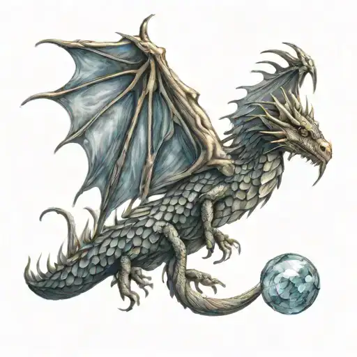 Incorporating Dragon Scales Into A Design Representing Emergency Medicine