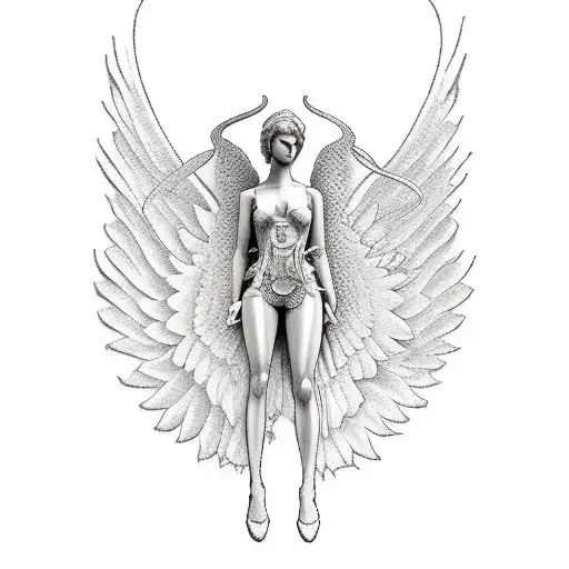 Large Angel For Leg