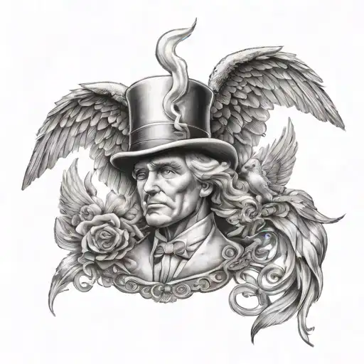 Angel On Their Way To The Top Hat