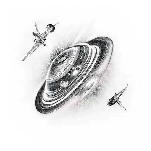 Earth Travel Blackhole Airplane