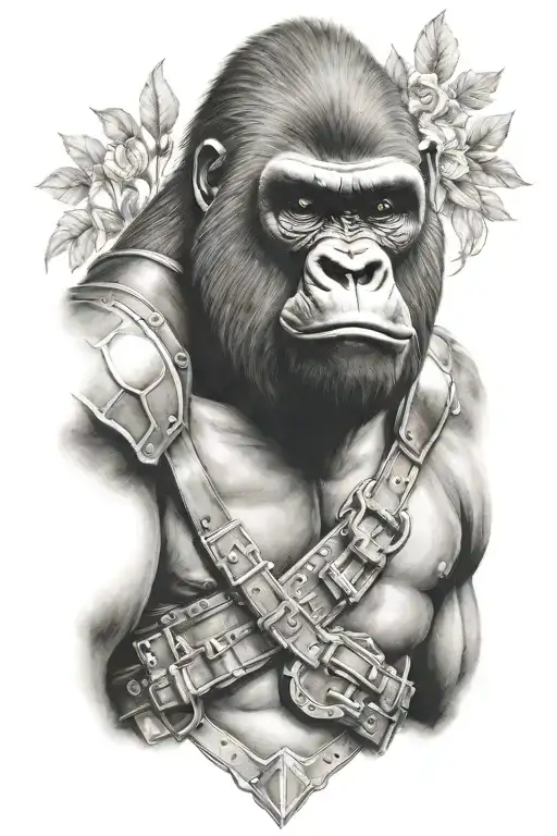 Gorilla Wearing Armour
