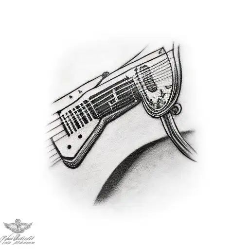 Guitar Headstock With Mic