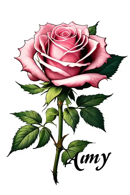A Rose With The Name Amy Integrated
