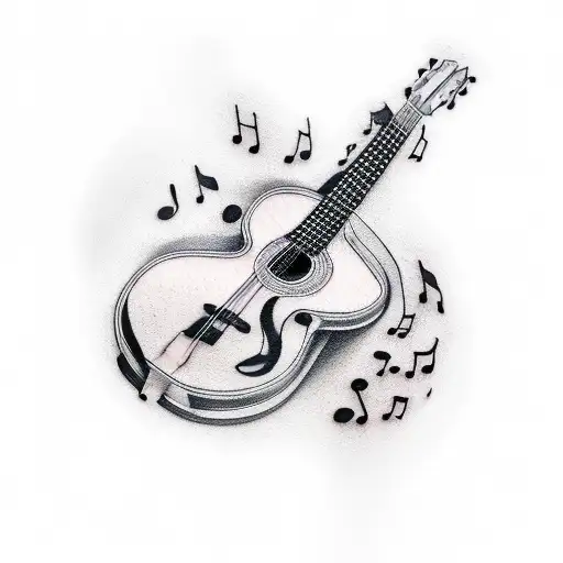 Music Choir Director Guitar