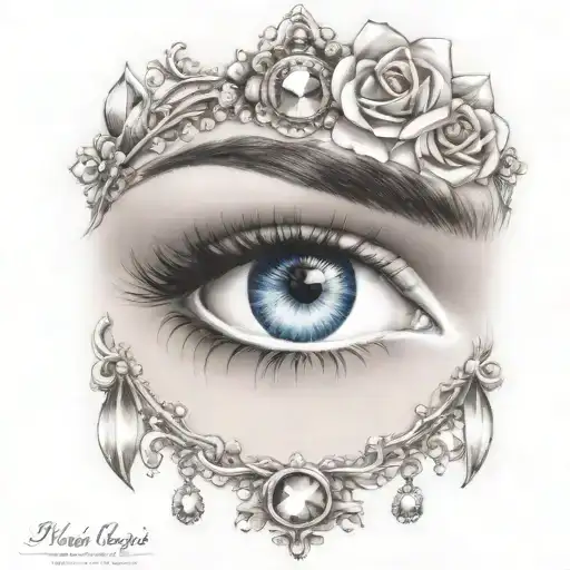 Sexy Gypsy Eyes With Gems