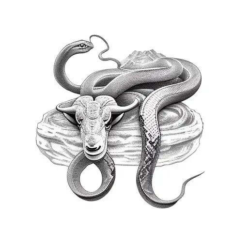 Snake Fighting Ram