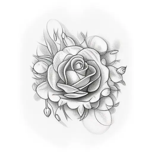 Birth Flower April On Clavicle