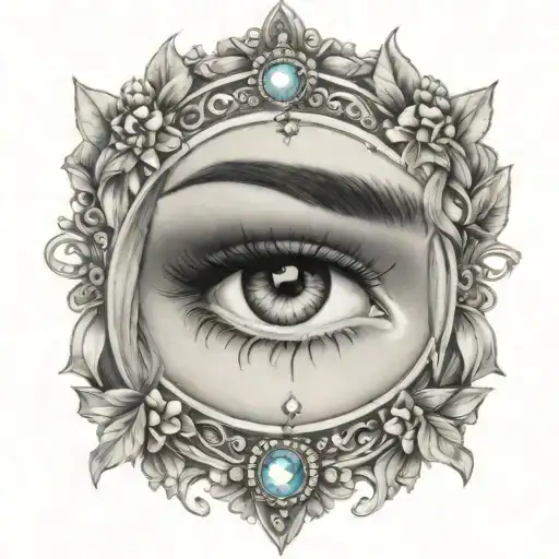 Sexy Gypsy Eyes With Gems