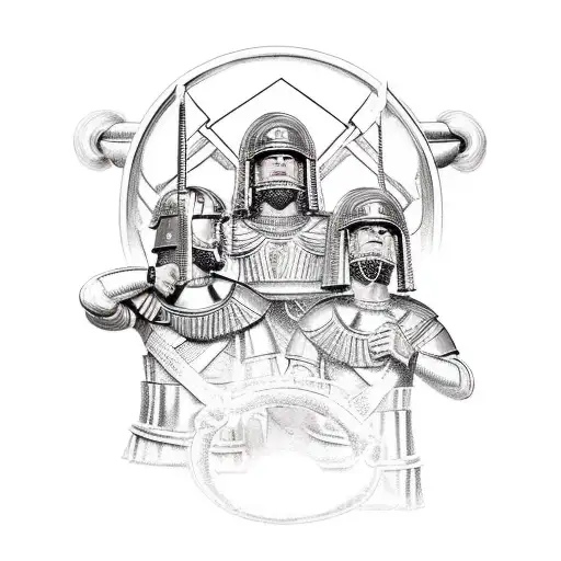 Roman Soldiers Conquering Outer Spacs