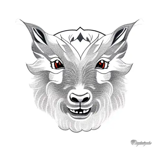 A Mongolian Mountain Goat Is Caught By A Pokeball