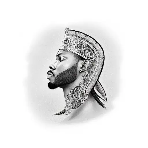 Black King Side Profile