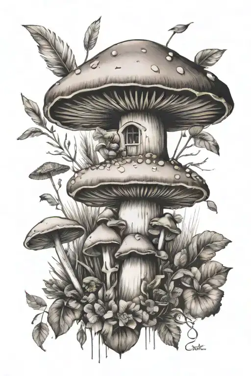 Mushroom And Native American