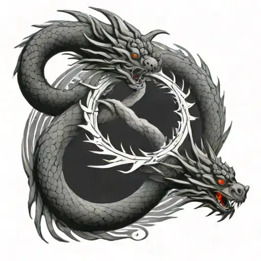Ouroboros Dragon Circle With A Surprise Twist