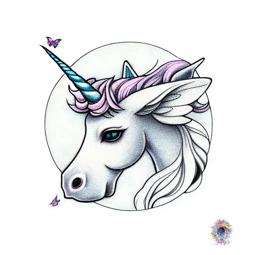 Fairy With A Unicorn