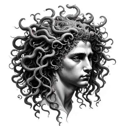 Medusa Head Cut Off