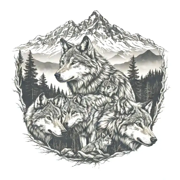 Wolf Pack Mountains