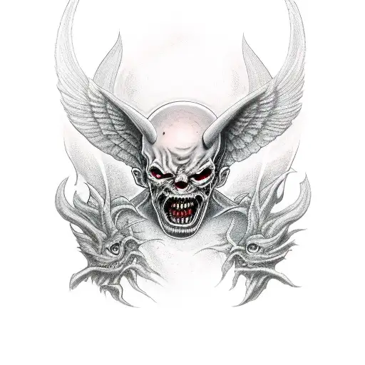 Demon Defeated By An Angel