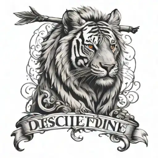 Discipline Consistency Dedication Written