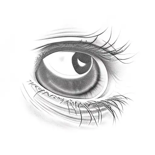 Eye With Forest In Pupil