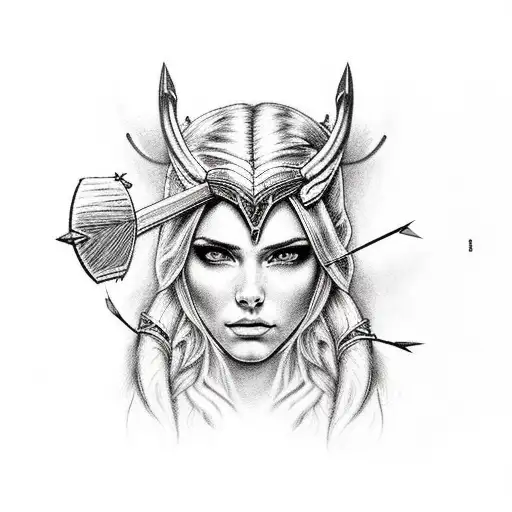 Savannas Windrunner From World Of Warcraft Shooting Her Arrow