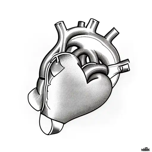 Realistic Heart With Broken Chain