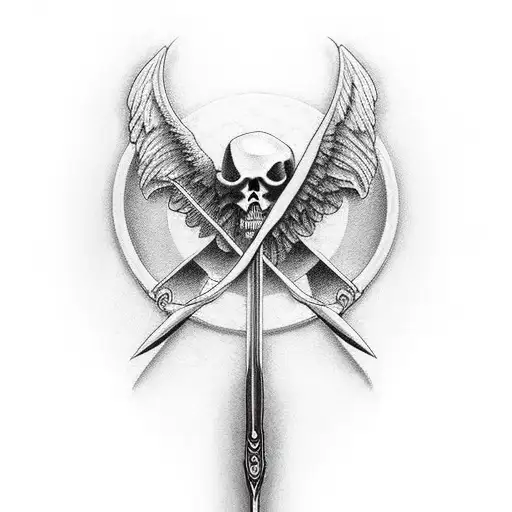 Bow And Arrow Grim Reaper