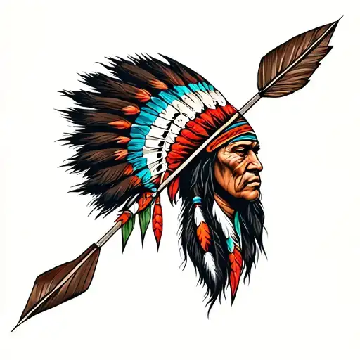 Indigenous Arc And Arrow