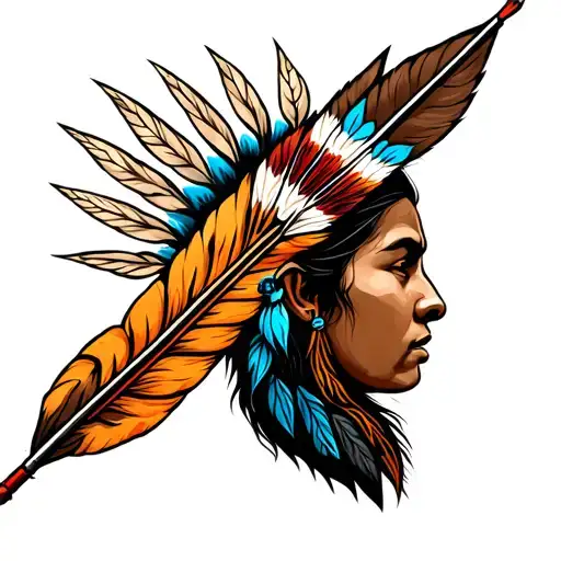 Indigenous Arc And Arrow