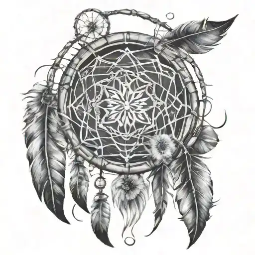 Moon Dream Catcher Dandelion