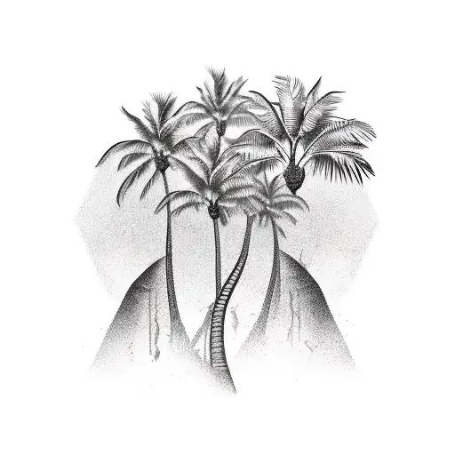 Chicana Palm Trees Money