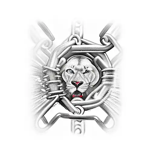 Chains With Broken Locks On It