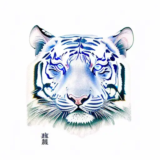 Beautiful Blue Eye Tiger