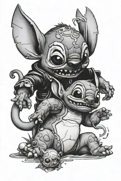 Stitch And Aquarius
