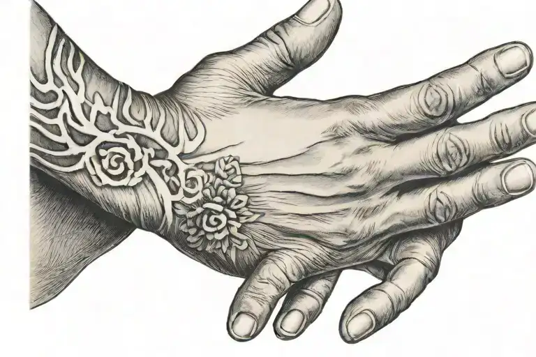 Baby Hand Holding While Finger