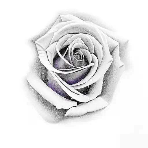 A Guys Purple Rose