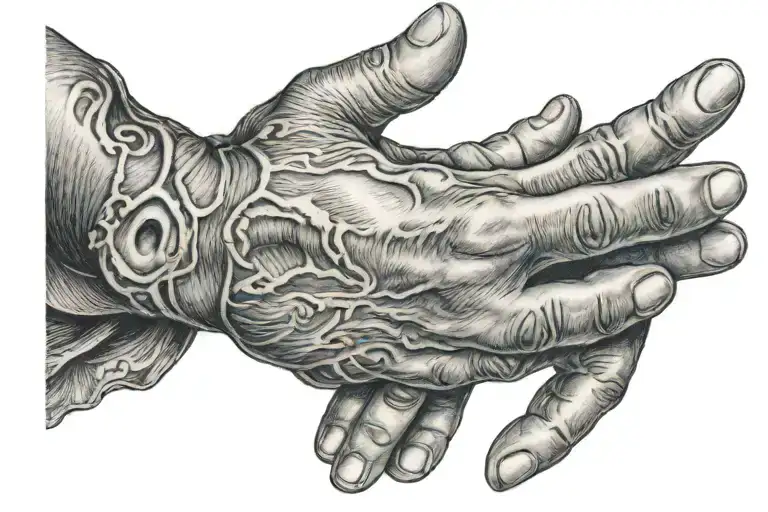 Baby Hand Holding While Finger