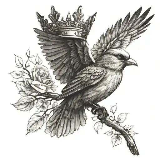 Bird With Crown