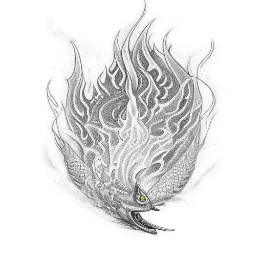 Fire And Water Swirling